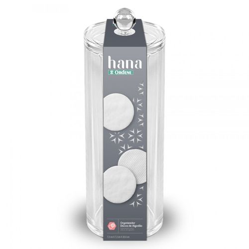 Organizador para Discos de Algodão Hana 20 cm com Tampa Ordene