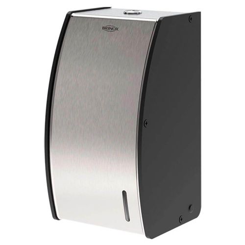 Suporte para Papel Higiênico Interfolhado Decorline Brinox em Aço Inox