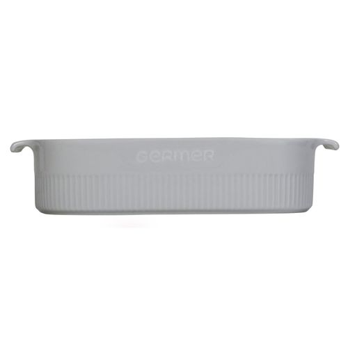 Travessa Refratária Retangular Germer 28x17,5 cm Branca