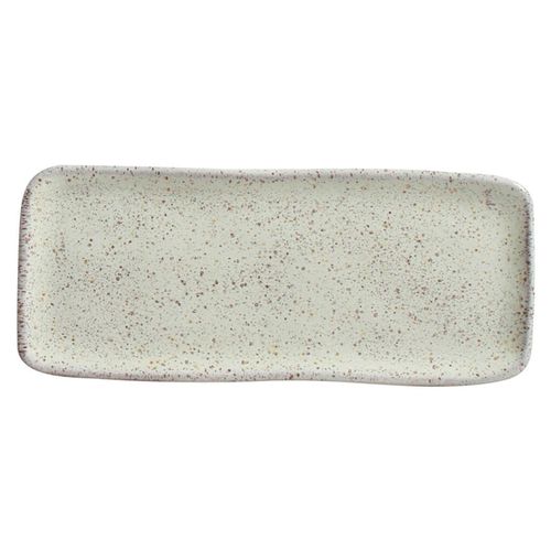 Travessa Retangular Juta Pistache Porto Brasil 22x9,5 cm