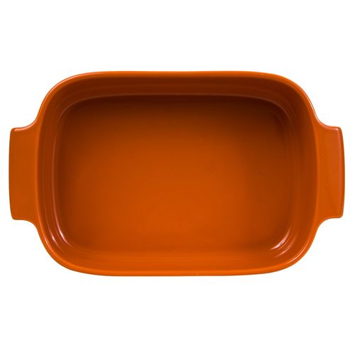 Travessa Refratária RetangularGermer 28x17,5 cm Laranja