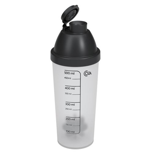Shakeira Nutri Coza 500 ml com Tampa Preta