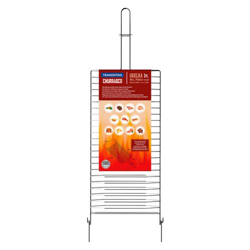 Grelha para Churrasco Tramontina 72x23,3 cm em Aço Inox