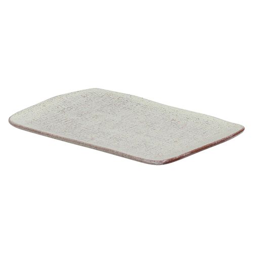 Travessa Retangular Juta Pistache Porto Brasil 27x16 cm