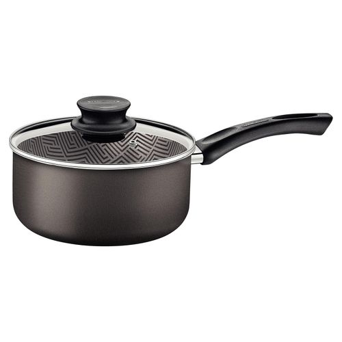Panela Paris Tramontina 2 Litros em Alumínio 18cm com Tampa de Vidro Chumbo