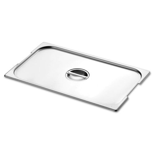 Tampa para Cuba Gastronômica 1/1 Gourmet Mix em Aço Inox 53x33 cm com Aça