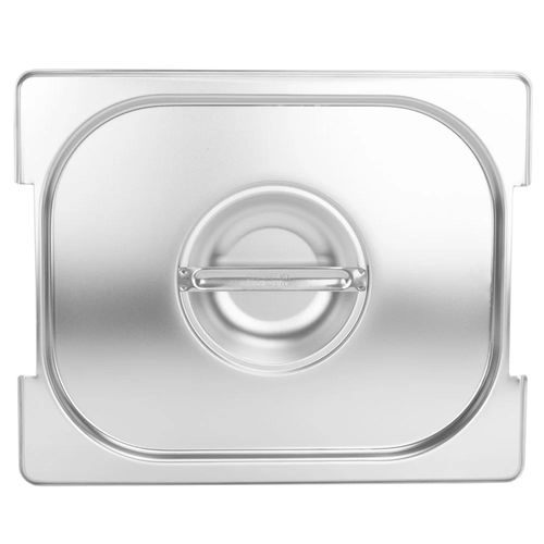 Tampa para Cuba Gastronômica 1/2 Gourmet Mix em Aço Inox 53x33 cm com Alça