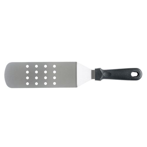 Espátula Perfurada Curva Weck 35,5 cm em Aço Inox