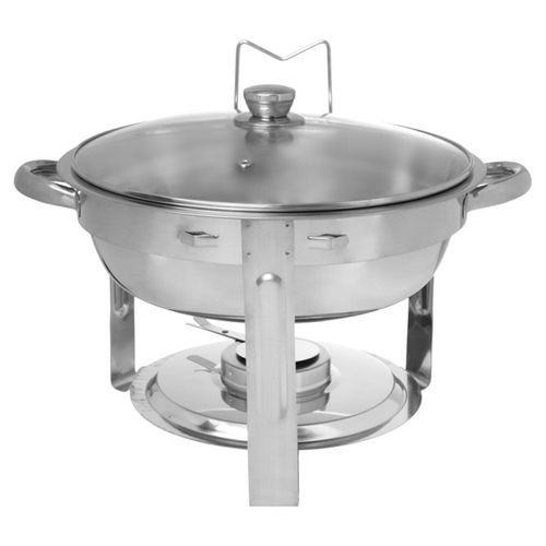 Rechaud Redondo Hauskraft 7 Litros em Aço Inox