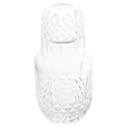 Moringa de Vidro Diamante Lyor 500 ml com Copo