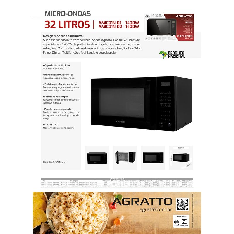 MicroOndas_AMIC01N_Agratto_32_Litros_127v_Preto_10560315