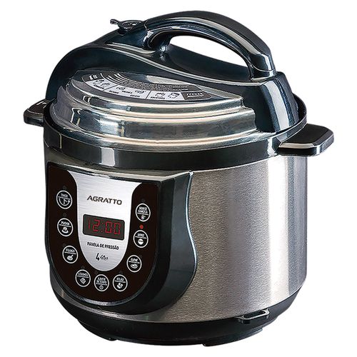 Panela de Pressão Elétrica Agratto 4 Litros com Timer 127v
