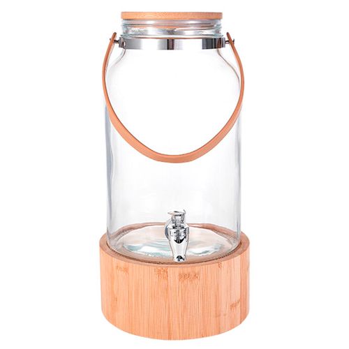 Suqueira com Suporte de Bambu Mimo Style 6 litros