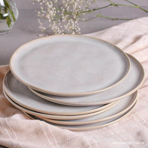 Prato Raso Bio Latte Porto Brasil 27,5 cm