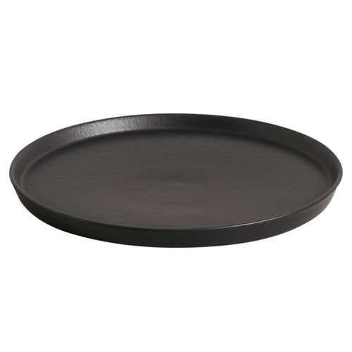 Prato Sobremesa Neo Preto Matte Porto Brasil 21,5 cm