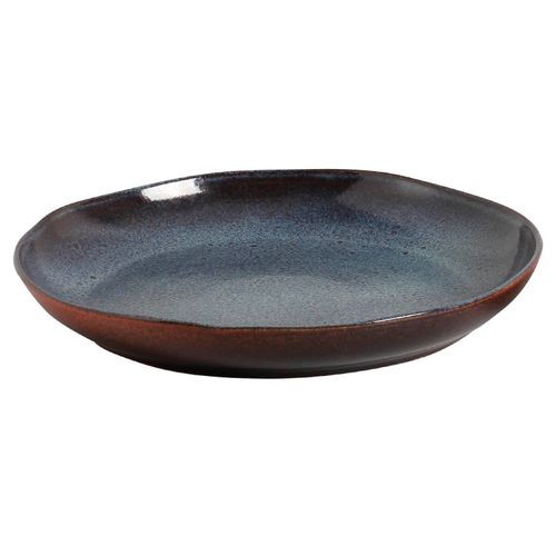 Travessa Redonda Orgânica Stoneware Titanium Porto Brasil 36 cm