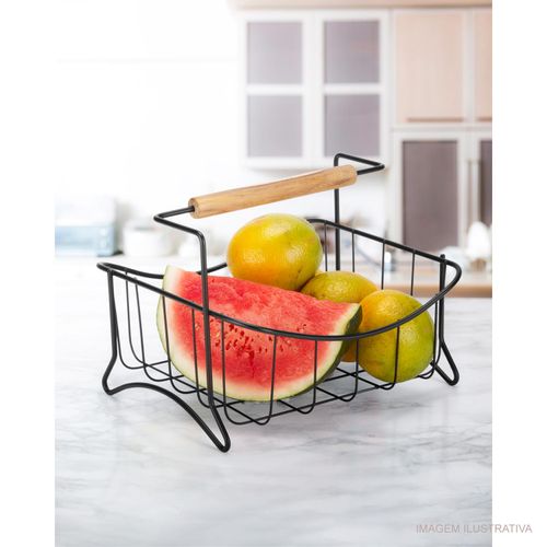 Fruteira para Mesa Eco Black Arthi