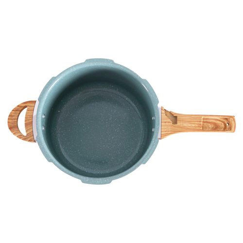Panela de Pressão Pressure Ceramic Life Brinox 4,2 Litros com Fundo de Indução Verde