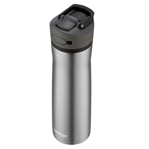 Garrafa Térmica Autospout Ashland Chill Contigo Preta 710 ml em Aço Inox