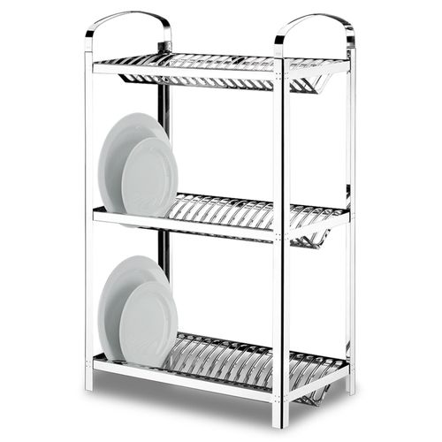 Escorredor para 60 Pratos Suprema Brinox em Aço Inox