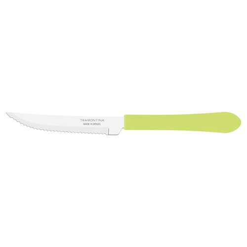 Faca para Churrasco Leme Tramontina em Aço Inox Verde