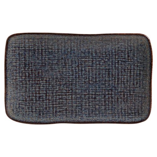 Travessa Retangular Juta Titanium Porto Brasil 27x16 cm