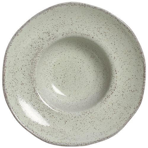 Prato para Massas Orgânico Pistache Porto Brasil 6,5x28 cm