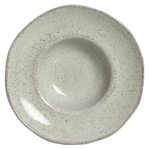 Prato para Massas Orgânico Pistache Porto Brasil 6,5x28 cm