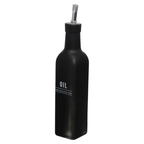 Azeiteiro de Vidro Oil  Manhattan Hauskraft 300 ml Preto