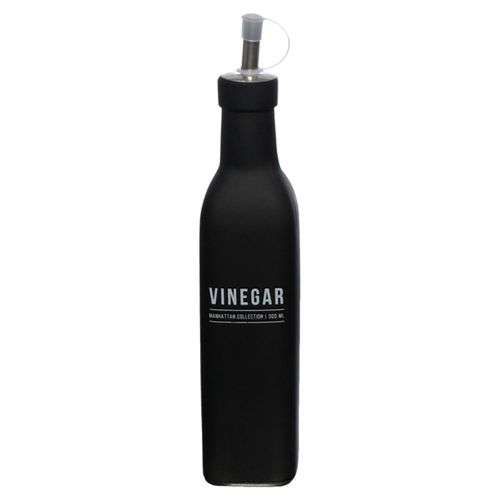 Vinagreiro de Vidro Manhattan Hauskraft 300 ml Preto