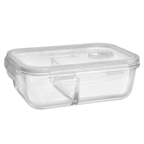 Pote de Vidro Hermético Mimo Style 640ml com Divisória