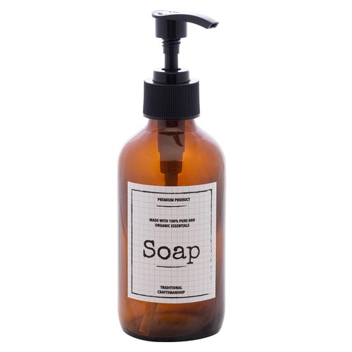 Porta Sabonete Líquido Ambar Lyor 250 ml