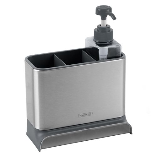 Organizador de Pia Plurale Tramontina em Aço Inox