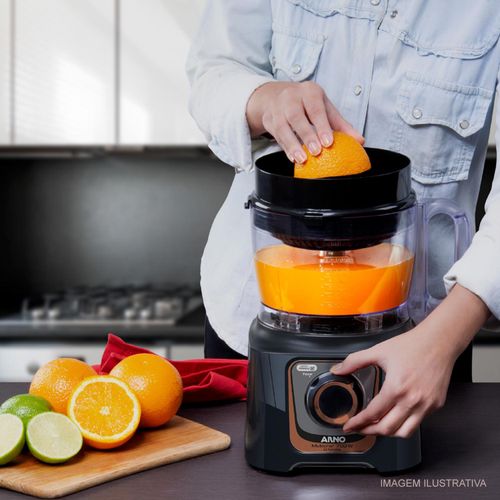 Multiprocessador de Alimentos Multichefe  MP72 Arno 24 Funções Preto 127v