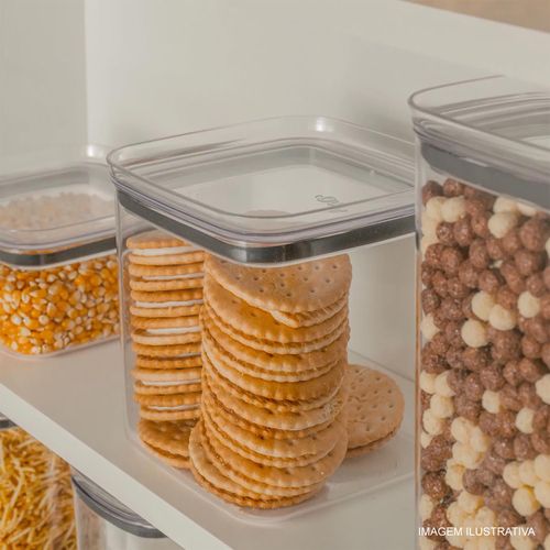 Pote Hermético Block OU 2300 ml Quadrado