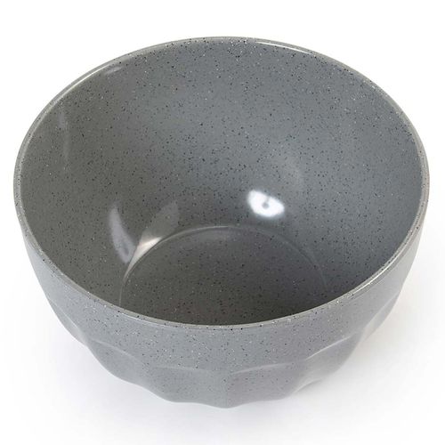 Bowl Redondo Melamina Gourmet Mix 4,7 Litros Cinza Stone