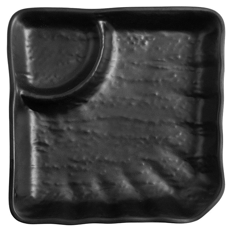 Prato_de_Melamina_de_SushiSashimi_Gourmet_Mix_com_Porta_Shoyu_Preto_175_cm_1065544