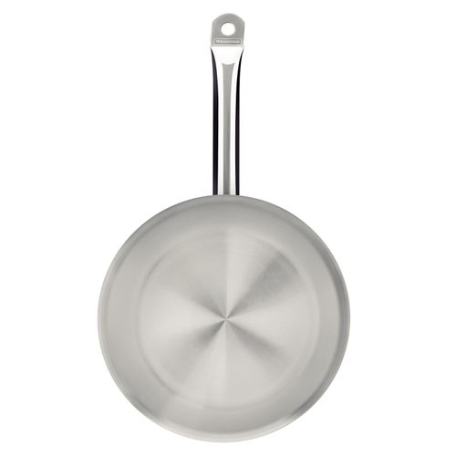 Frigideira Rasa Professional Tramontina em Aço Inox com Fundo Triplo 26 cm 2,2 Litros