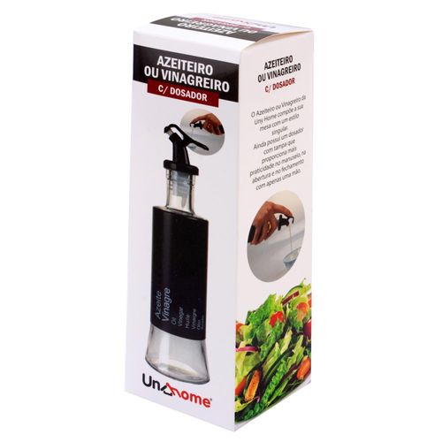 Azeiteiro e Vinagreiro Black Uny Home 300 ml