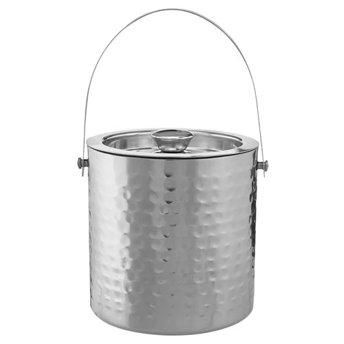 Balde de Gelo Martelado Mimo Style em Aço Inox 1,6 Litros