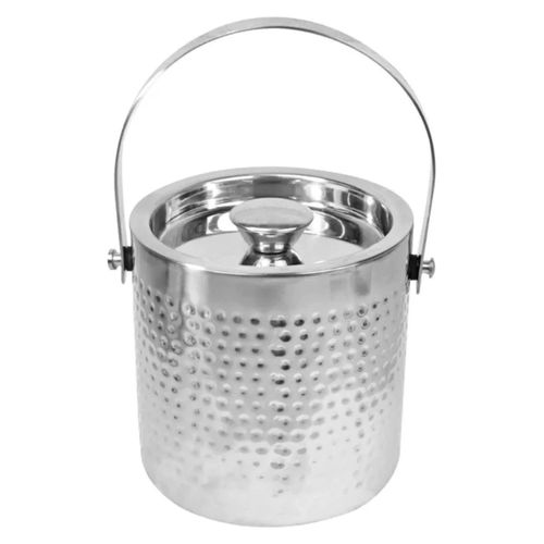 Balde de Gelo Martelado Mimo Style em Aço Inox 1,6 Litros