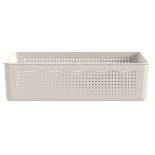 Cesto Flow OU 34x27x9 cm Bege
