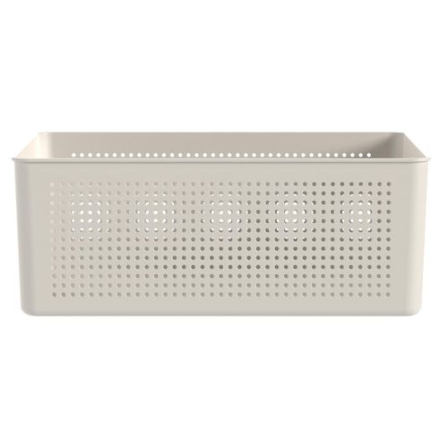 Cesto Flow OU 34x27x13 cm Bege