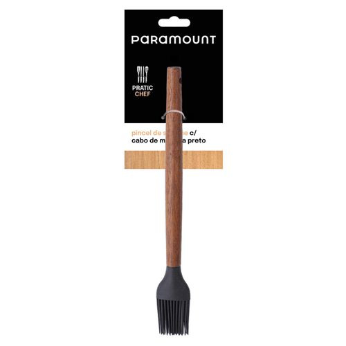 Pincel Paramount Preto com Cabo de Madeira 29 cm