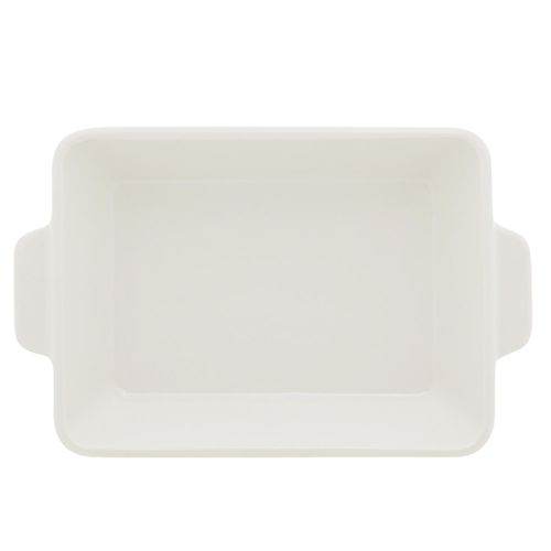 Forma Refratária Funda de Porcelana Lyor 28x16,5 cm com Alça