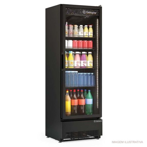 Refrigerador Vertical Conveniência GRV-45 CB PR Gelopar 445 Litros 220v