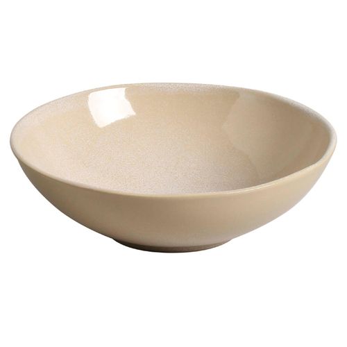 Tigela Orgânica Stoneware Latte Porto Brasil 25x8 cm