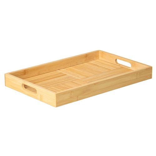 Bandeja Bambu Paramount 43x27x4,5 cm com Alça