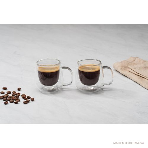 Conjunto de Xícaras para Café Tramontina 100 ml com 2 Peças
