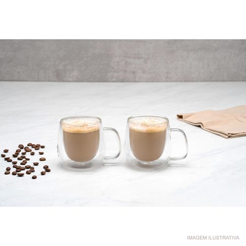 Conjunto de Xícaras para Café Tramontina 200 ml com 2 Peças